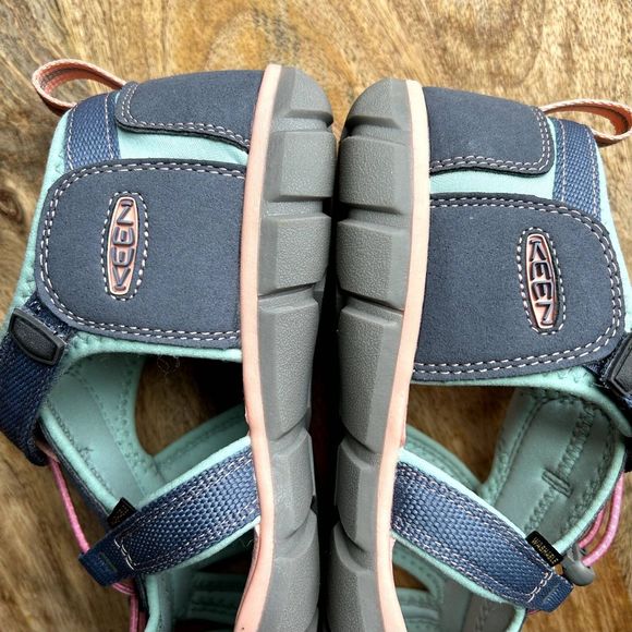 Keen Flint Stone Ocean Wave  Sea Camp II Fisherman Water Sandal Shoes Sz 6 NEW - Picture 11 of 16